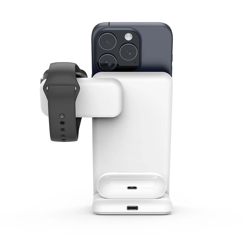 Bezvadu lādētājs 3-in-1 MagSafe iPhone, Apple Watch un AirPods Crong