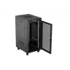 Brīvstāvošs statīva skapis LANBERG FF01-6824-23BL 24U 600×800 mm IP20 Melns