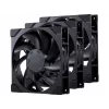 Phanteks M25 Gen2 140mm PWM korpusa ventilatori - 3 gab. iepakojums, melns