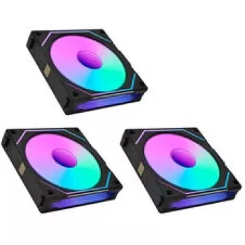LIAN LI UNI FAN SL-INF 120 ARGB Reverse Blade 3 komplekts - Melns
