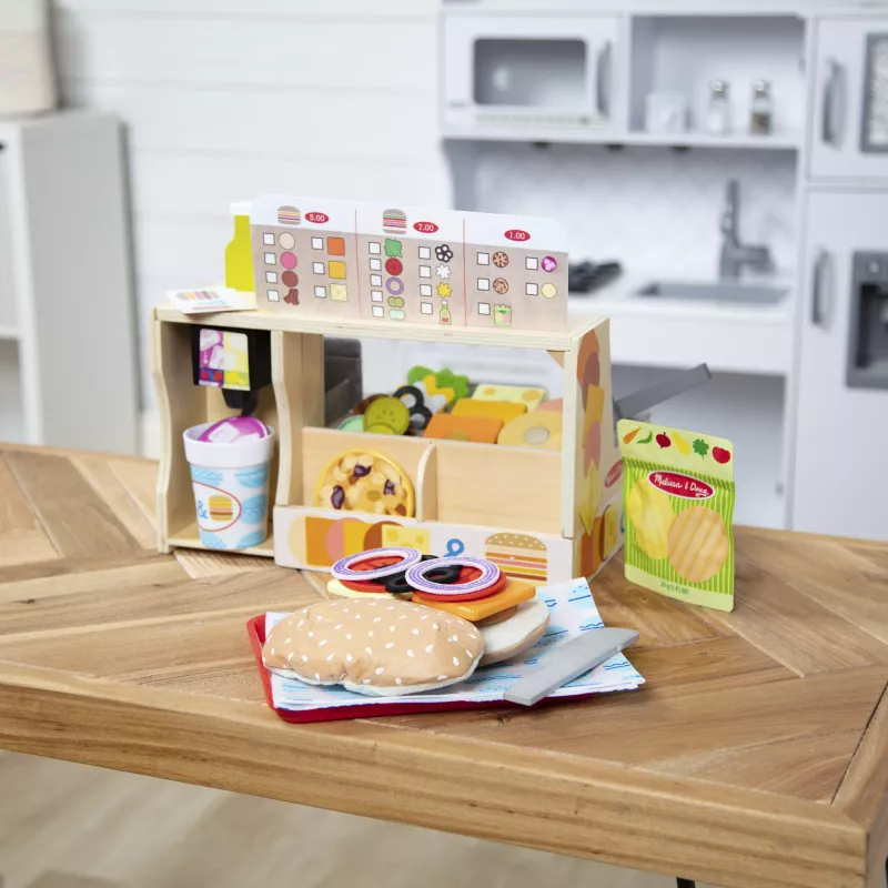 Melissa & Doug koka sviestmaižu letiņš ar šķēlēju – 56 rotaļu pārtikas gabali – FSC sertificēts
