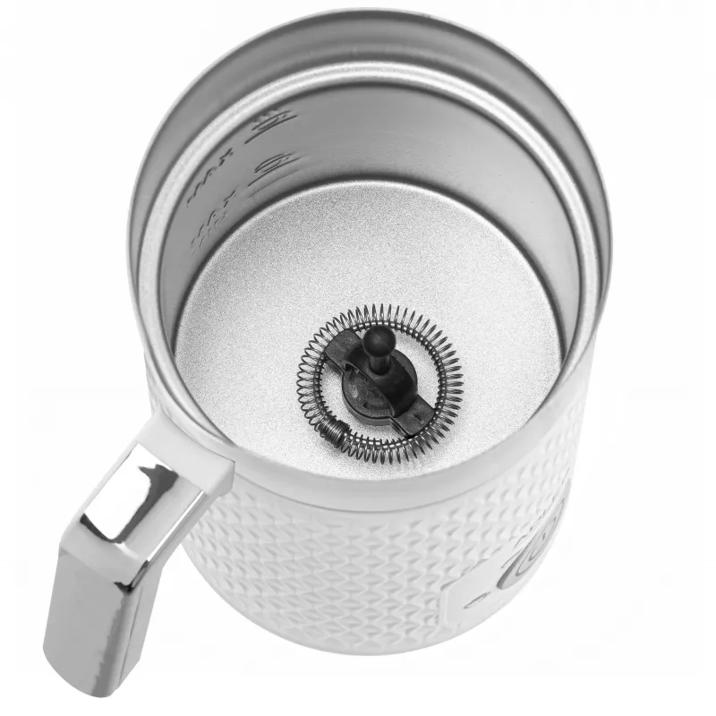 Automātiskais piena putotājs Adler AD 4494 Metallic balta — 130 ml putu, 300 ml sildīšanas, 500 W