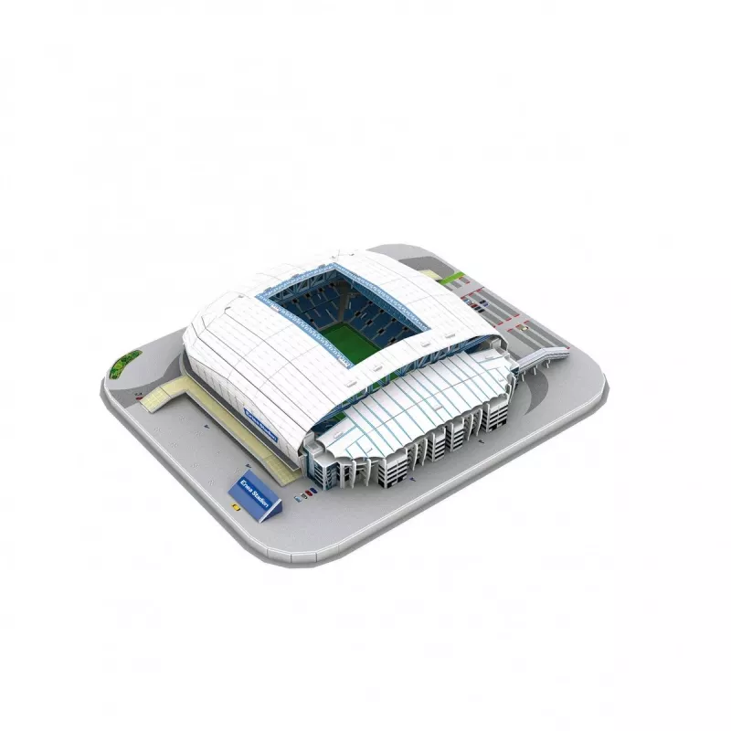 3D Puzzle cubicfun Lech Poznan Stadium modelis – mēroga saliekams stadiona modelis, kartona detaļas, modeļa numurs 306-20257