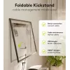 Fiksēts TV sienas stiprinājums WENTRONIC Goobay Ultraslim 70822 XL melns plakanajiem ekrāniem