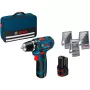 Bosch GSR 12V-15 Professional 1300 RPM 600 g Melna, Zila