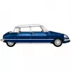 Citroen DS 21 Pallas 1968, konstrukcijas rotaļlieta mērogā 1:12
