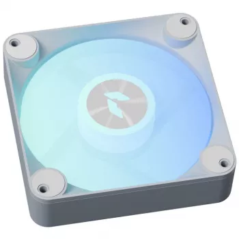Dzesēšanas ventilators APNX FP1-120-R PWM ARGB White 120mm, PWM vadība, ARGB apgaismojums