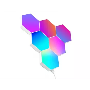 Padziļināti montējams RGB LED panelis TRACER Smart Hexagon Tracer 47256 Ambience TRAOSW47256