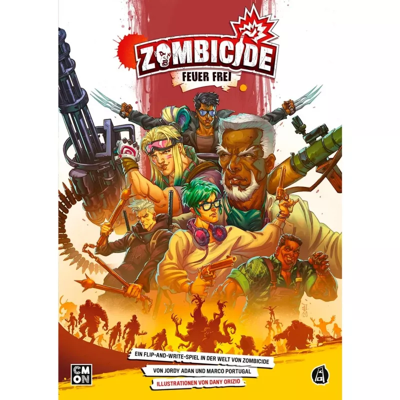 Zombicide Feuer Frei ģimenes galda spēle
