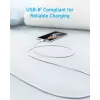 USB kabelis Anker 322 1,8 m USB A USB C balts
