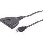 HDMI pārslēdzējs ShiverPeaks 05-02001 — 3 ieejas, 1 izeja, 4K2K atbalsts
