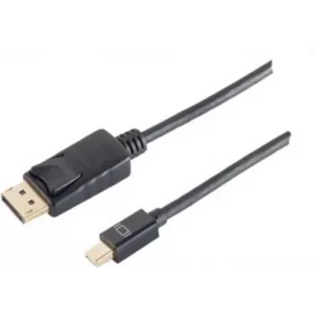 DisplayPort kabelis ShiverPeaks BS10-52035 2 m Mini DisplayPort melns
