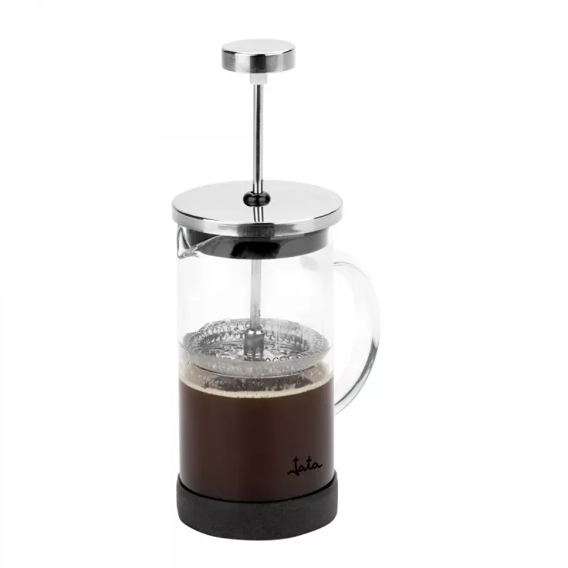 French Press JATA HCAF1160 0.6 L Melns Caurspīdīgs