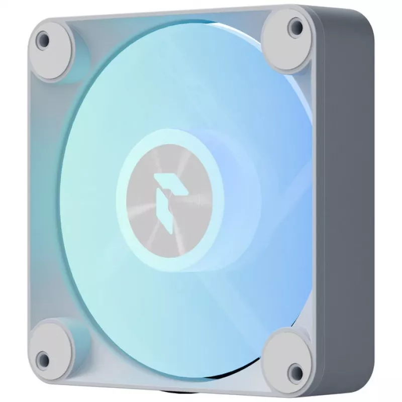 Dzesēšanas ventilators APNX FP1-RQ 120 PWM ARGB-WT 120mm, PWM vadība, ARGB balts rāmis