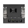 Patch panel DELOCK Mini Desktop RJ45 4-portu Cat.6A ekranēts melns, metāla, 90×22×93 mm