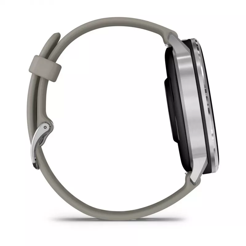 Viedpulkstenis Garmin Venu 4 1.4 collu AMOLED GPS Wi-Fi 45mm Sudraba