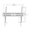 Sienas/griestu stiprinājuma kronšteins SBOX PLB-4269T-2 43–100 kg displejiem, platforma 900×600 mm