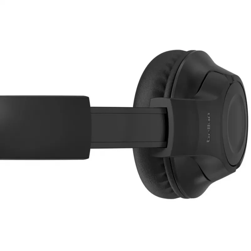 Belkin SoundForm Inspire - Austiņas - Virsgalvas - Bluetooth - Bezvadu, vadu - 3,5 mm spraudnis - Melna (AUD006BTBLK)