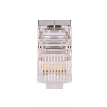 Tīkla kabelis Extralink RJ45 Savienotājs CAT5E FTP RJ45 8P8C Caurspīdīgs