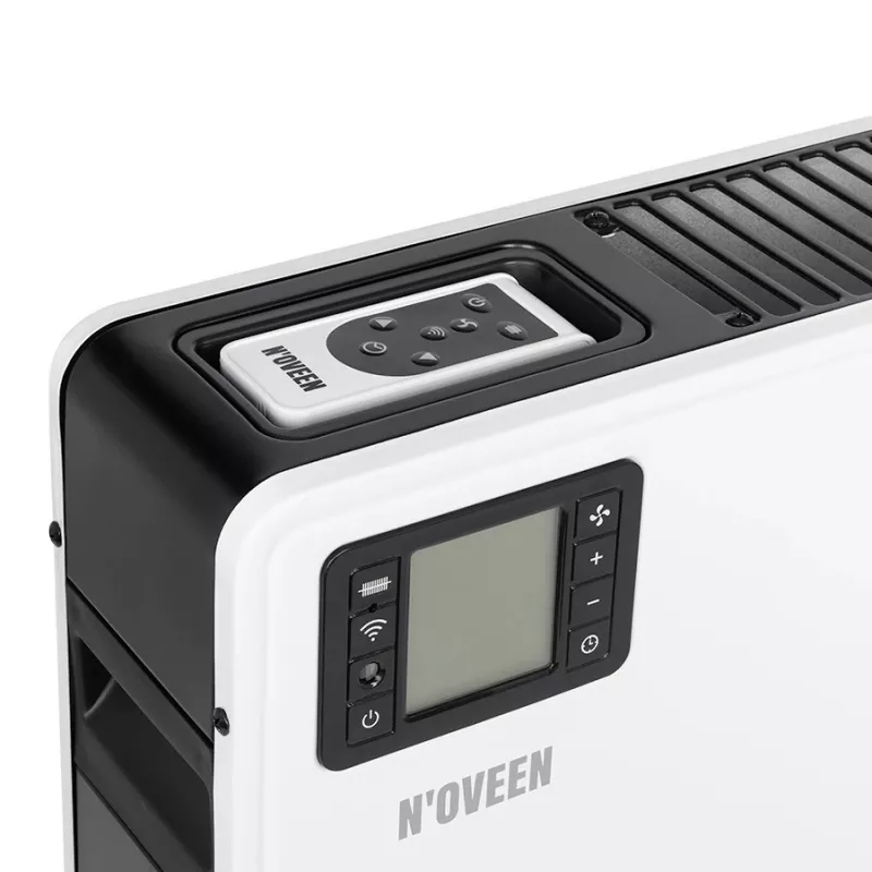 Konvektora tipa elektriskais telpu sildītājs NOVEEN NOVEENCH9099, 2300 W, 3 jaudas līmeņi, Tuya WiFi viedā vadība, LCD, taimeris, novietojums uz grīdas