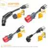 Juice Technology JUICE BOOSTER 2 Traveller Plus EV komplekts (ES) (antracīta melns, 1,4 - 22 kW, 3,1 metru kabelis)
