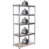 Plaukts GreenBlue GB378, cinkots metāls, 5 plaukti, cinkots tērauds, 900×400 mm, max 75 kg uz plauktu