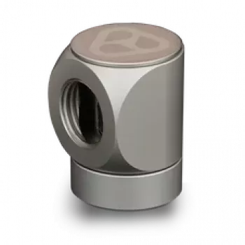 Thermal Grizzly DeltaMate Rotary FF90° – ūdens dzesēšanas savienojums, matēts niķelis, 1 gab. (TG-DM-FIT-0210)