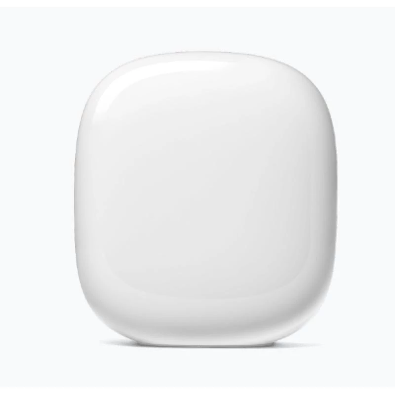 Google Nest WiFi Pro - Wi-Fi sistēma (maršrutētājs) - līdz 120 m² - Tīkls - GigE, 802.11ax (Wi‑Fi 6E) - 802.11a/b/g/n/ac/ax (Wi‑Fi 6E) - Multi‑Band (GA03030-EU)