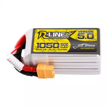 Baterija Tattu R-Line 5.0 1050 mAh 22.2 V Daudzkrāsaina