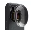 Photo lens ShiftCam LU-MC-025-23-EF — Makro objektīvs 25x, M12 stiprinājums, alumīnijs/stikls, 34,8 mm, 36,6 g, melns/zelts