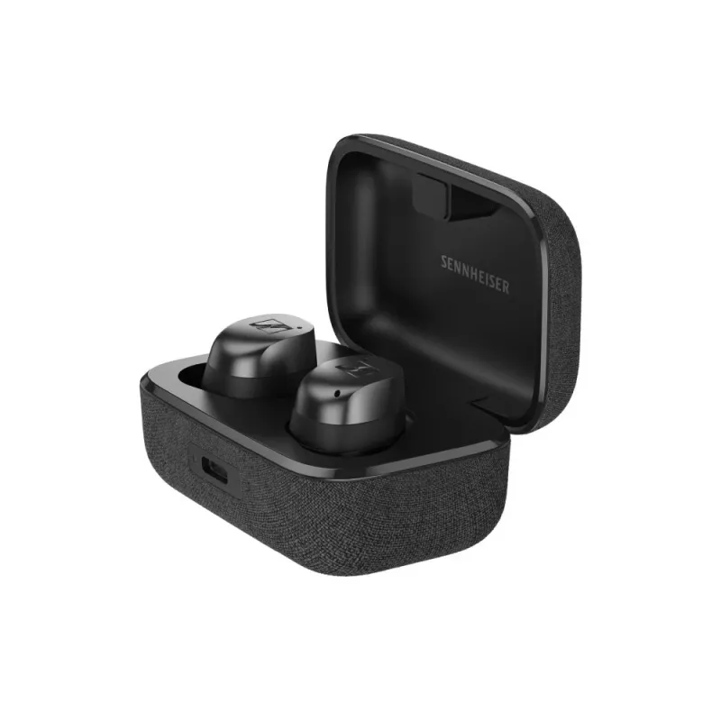 SENNHEISER Momentum MTW4 Wireless Bluetooth trokšņu slāpējošas sporta austiņas - melnas un grafīta