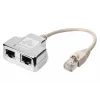 Patch kabeļa adapteris Digitus CAT 5e ekranēts 1:1