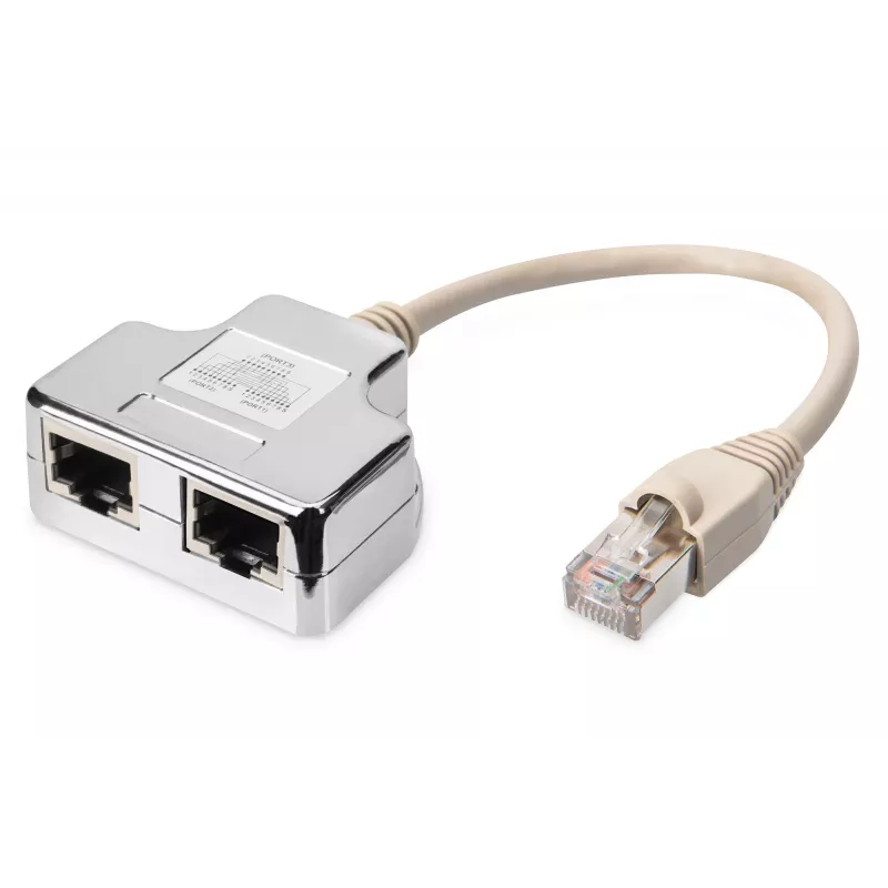Patch kabeļa adapteris Digitus CAT 5e ekranēts 1:1