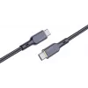 AUKEY CB-KCC101 Nylon kabelis USB-C - USB-C 1m