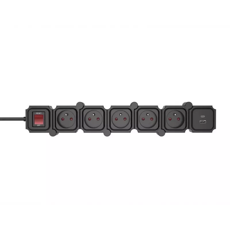 Barošanas sloksne TB Energy Power Strip 1.5 m — 1,5 m kabelis, vairākas rozetes