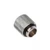 Bitspower adapteris G1/4 collas ārējā vītne – G1/4 collas iekšējā vītne, 15 mm, spīdīgi sudraba