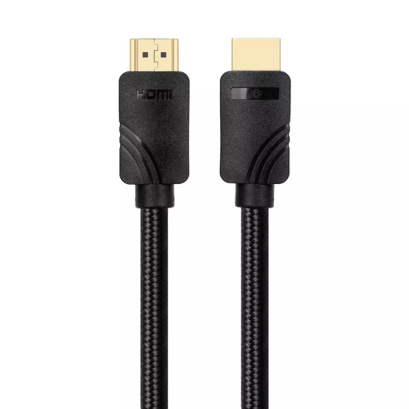 HDMI v 2.1 premium kabelis 3 m 8K Melns Izstrādāts spēlētājiem