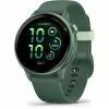 Viedpulkstenis GARMIN vívoactive 6 – sporta pulkstenis, 42 mm alumīnija/polimēra korpuss, AMOLED 1,2 collas, GPS, 5 ATM, optiskais HR, SpO2, 8 GB, zaļš