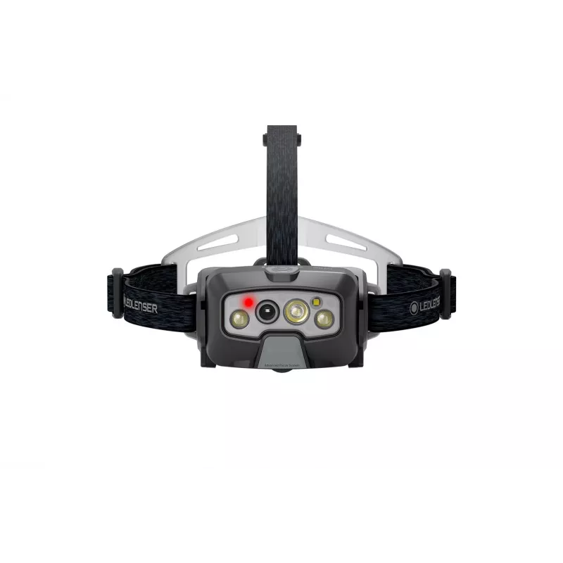 LED galvas lampa Ledlenser HF8R Core Melns