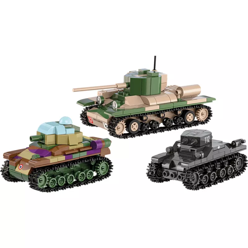 Building set COBI Renault R35 Valentine IX Panzer I 595 gab.