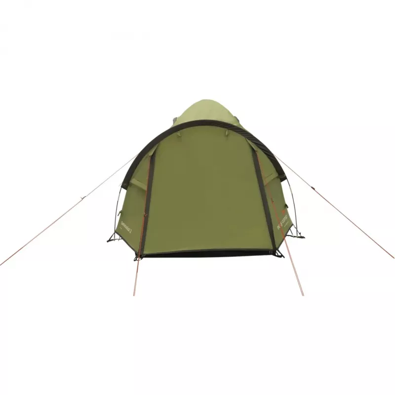 Easy Camp Setesdal 2 kupolveida telts (olīvzaļa, ar tuneļa priekštelpu, 2025. gada modelis)