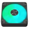 APNX FP1-120 BK 120mm ARGB PWM korpusa ventilators - melns