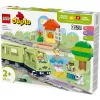 Rotaļu vilciena komplekts LEGO DUPLO Interaktīvais piedzīvojumu dzelzceļš 10427, 57 gab., 2 mini figūriņas, vecumam 2+