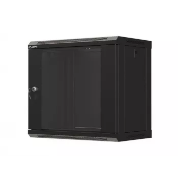 Sienas skapis LANBERG WF03-5309-10B, 9U, 500×350×540 mm, maks. slodze 60 kg, melns