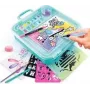 Pārnēsājams akvareļu komplekts ar piederumiem — Canal Toys ART012, kompakta ceļojumu mākslas somiņa ar krāsām un instrumentiem