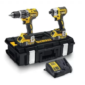 Dewalt sistēmas akumulatora 18 Volt 18 Volt komplekta komplekts: DCD796, DCF887, 2