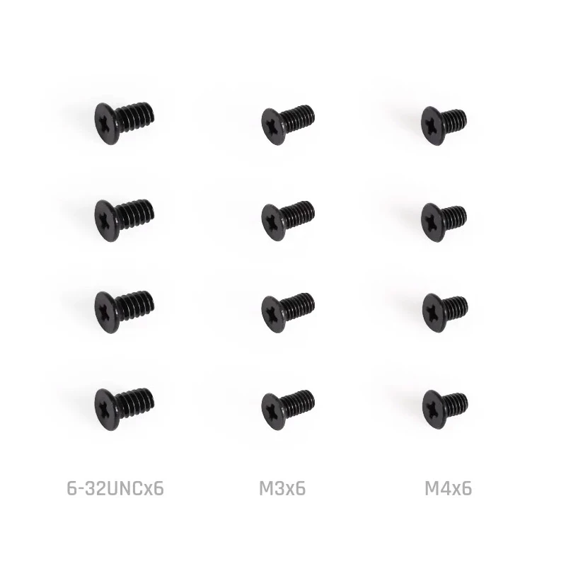Montāžas komplekts Alphacool 15725 Melns Nerūsējošais tērauds 25mm 10g