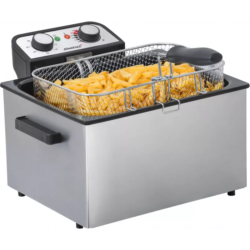 Fritieris Steba DF 300 Double 5 L 3000 W Melns Nerūsējošais tērauds