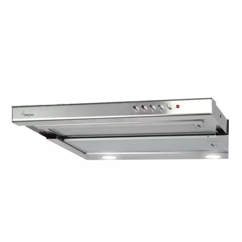 Akpo WK-7 Light 60 tvaika nosūcējs Daļēji iebūvējams (izvelkams) nerūsējošais tērauds