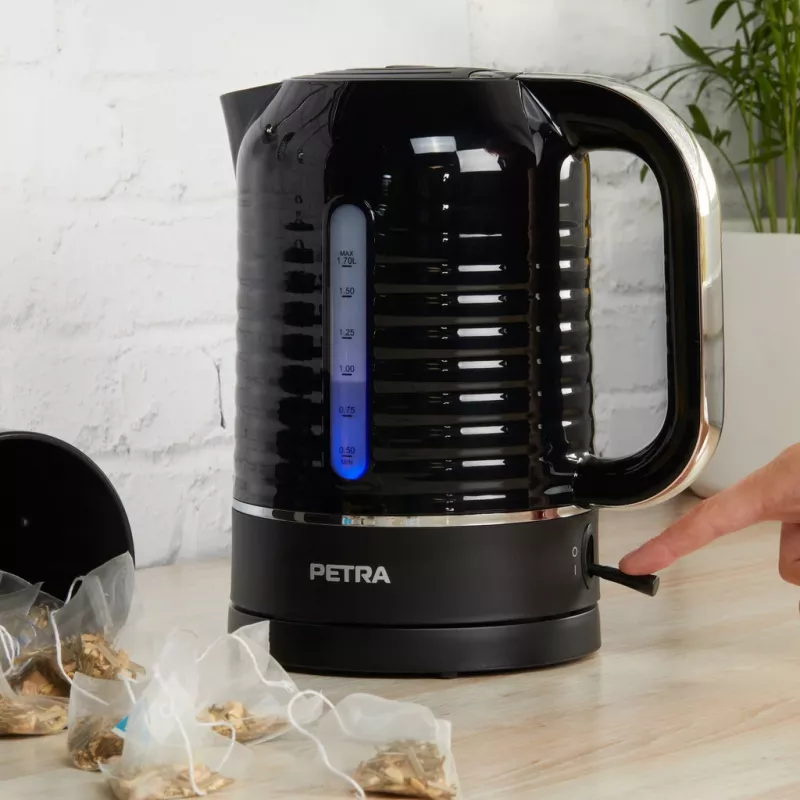 Electric kettle Petra 1.7L 3KW Melns